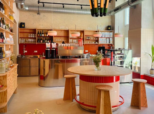 Bistro mit offenem Konzept