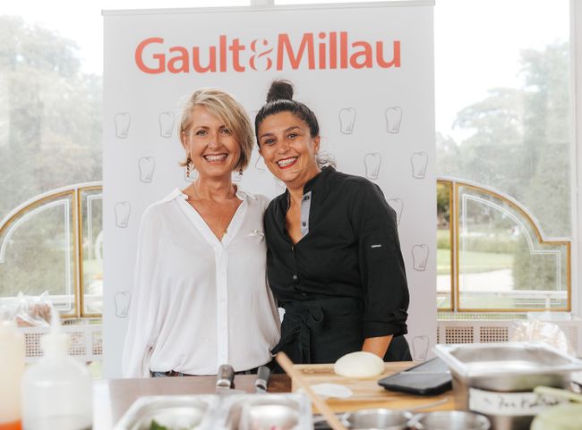 Martina Hohenlohe und Parvin Razavi