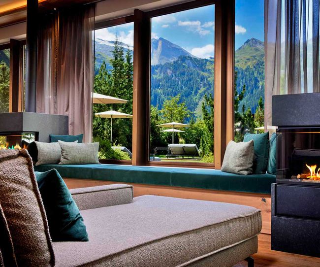 © Hotel Alpenhof Genießen mit Blick auf die Alpen