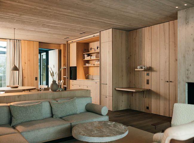 Die Küche im Wiesergut Bergloft