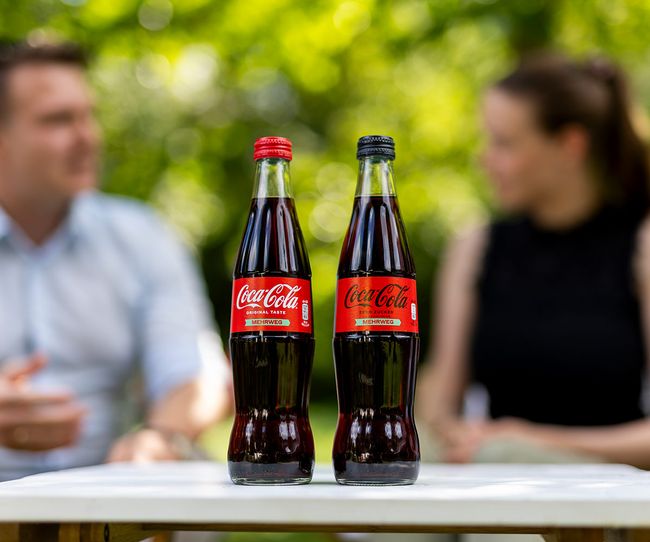 (c) Coca Cola Mehrweg-Glasflaschen im Trend