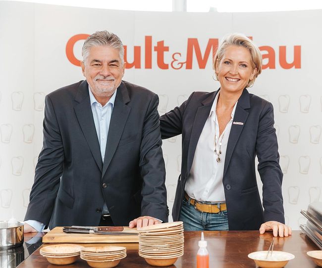 © Philipp Lipiarski Reinhard Hanusch und Martina Hohenlohe bei der Genussmesse