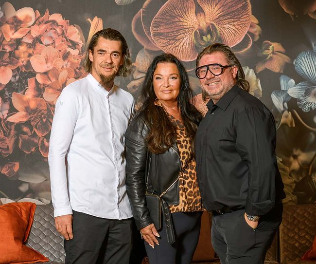 © AmGraben Küchenchef Mario Peschel und das Gastronomenpaar Staybl