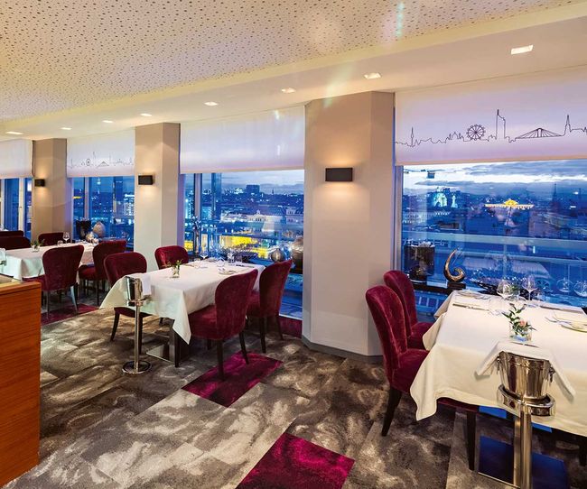 © Das Schick Das Restaurant gewährte einen Blick über die Skyline Wiens