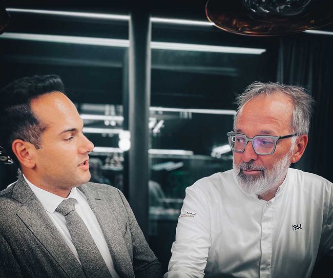 © Jürgen Schmücking Lukas Gerges und Norbert Niederkofler