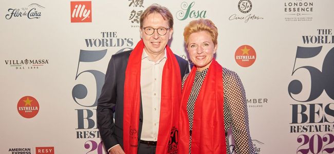 © Foto beigestellt Heinz und Birgit Reitbauer am Red Carpet in London