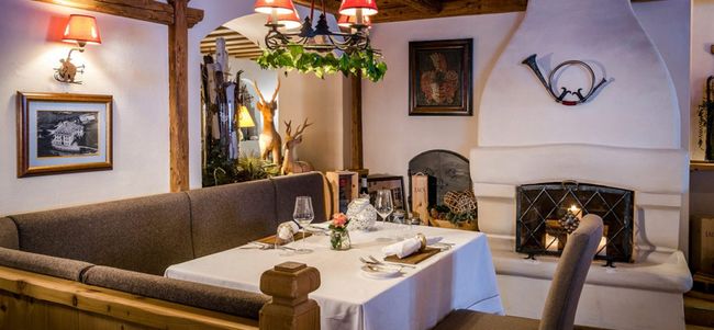 © Post Lermoos Gemütliches Ambiente in der Gourmet-Stube