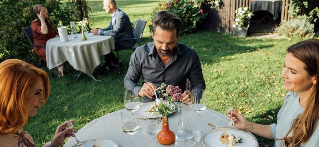 © Urlaubsregion Vitalwelt / Tom Son Die Waldschänke hat einen der schönsten Gastgärten Österreichs