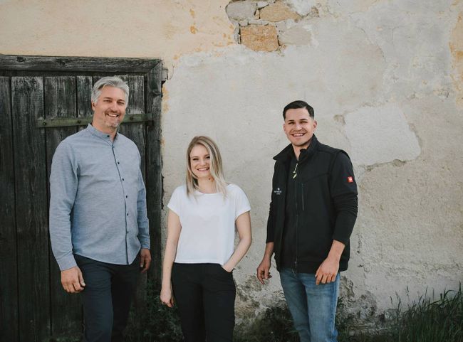 Wolfgang Hewarth, Ticiana Nagy und Jakob Holzmann