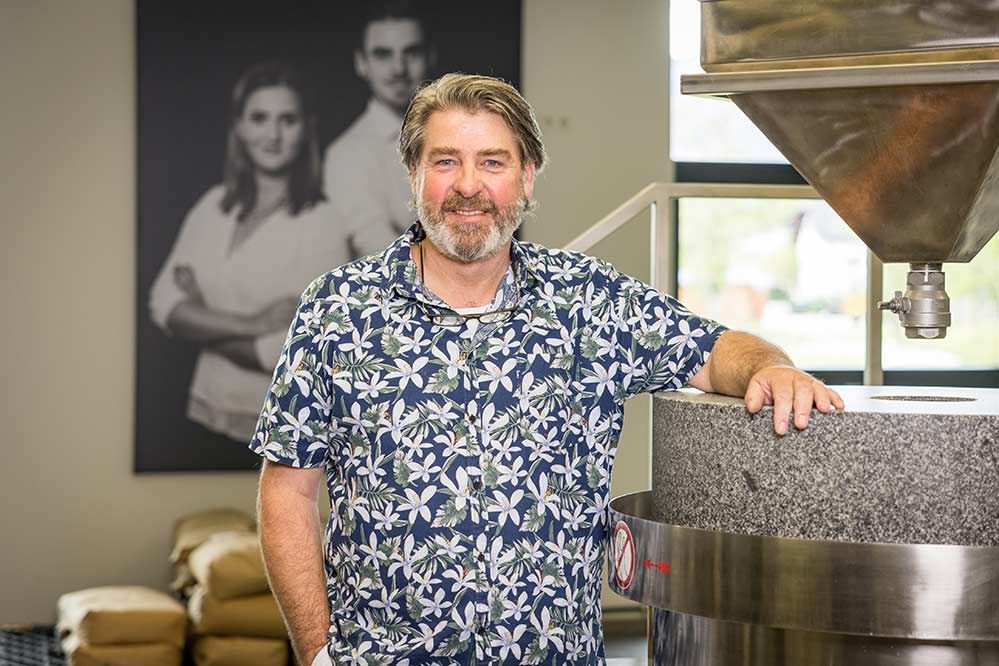 Rainer Baumgartner von der Senferei Annamax