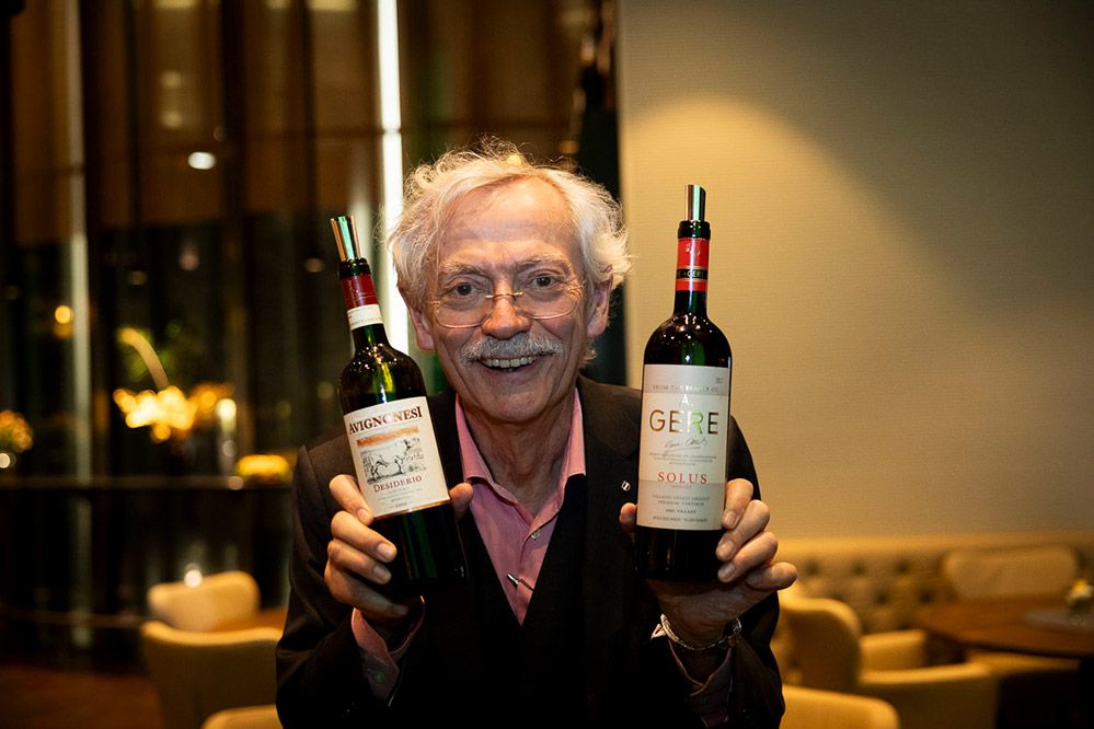 Wein-Aficionado Sepp Bitzinger