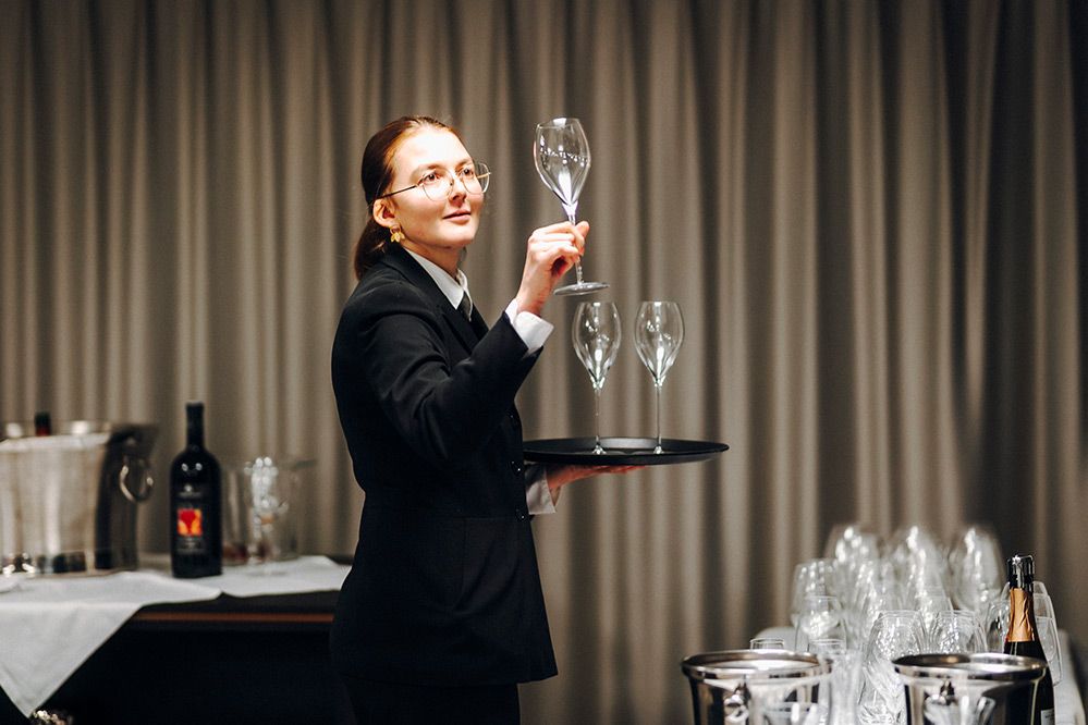 Anna Astrid Berger bei der Sommelier-Staatsmeisterschaft