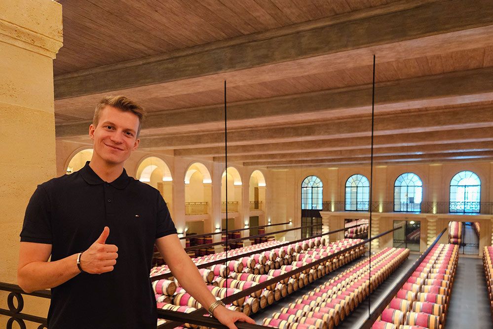 Maximilian Moigg auf Château Montrose