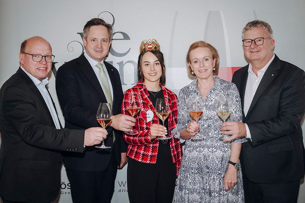 Andreas Liegenfeld, Johannes Schmuckenschlager, Laura Hummel, Alexandra Graski-Hoffmann und Chris Yorke